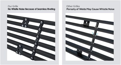 APS Compatible with Chevy Camaro 2014-2015 SS LS LT with RS Package Main Upper Stainless Steel SS Black Billet Front Grill Grille Insert S18-H59956C in Kuwait