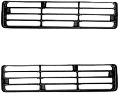 Compatible with 91-93 Ramcharger & D150 D250 D350 Truck Front Upper Grille Insert SET PAIR in Saudi Arabia