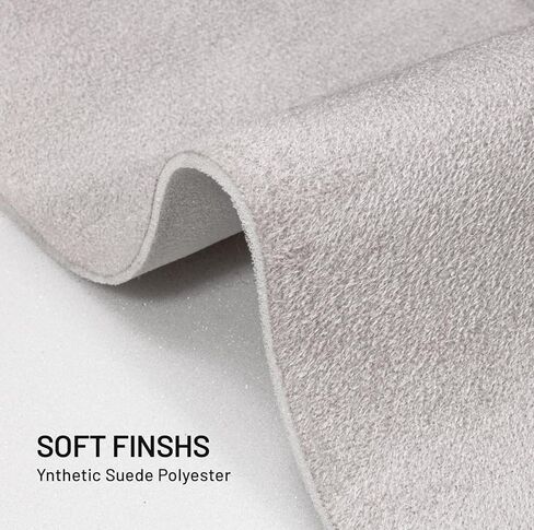 Hiksuky Suede Auto Headliner Fabric 96" L × 58" W with Foam Backing - Gray Interior Replacement Material for Car/Truck/SUV/RV Roof, Tube Packaging - Home Repair/DIY Headliner Material in Saudi Arabia