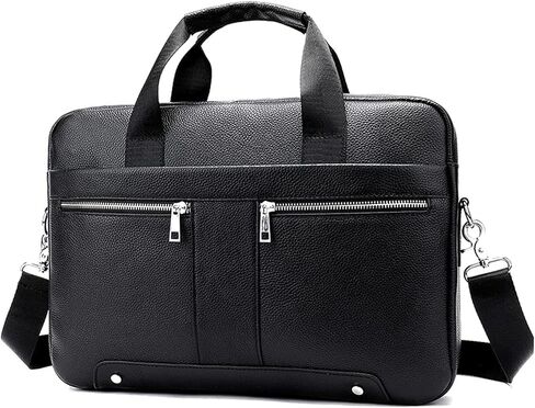 حقيبة أعمال جلدية 14 بوصة حقيبة كمبيوتر محمول حقيبة رسول حقيبة كروس حقيبة يد كمبيوتر حقيبة كتف in Kuwait