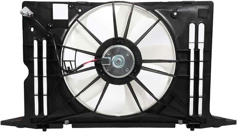 621-363 LINNCAS Radiator Cooling Fan Fit for 2009-2014 for Toyota for Matrix 2009-2013 for Toyota for Corolla 2009-2010 for Pontiac for Vibe Radiator Fan Assembly Black in Kuwait