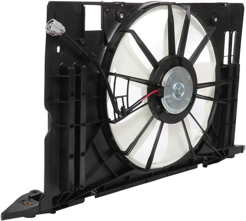 621-363 LINNCAS Radiator Cooling Fan Fit for 2009-2014 for Toyota for Matrix 2009-2013 for Toyota for Corolla 2009-2010 for Pontiac for Vibe Radiator Fan Assembly Black in Kuwait