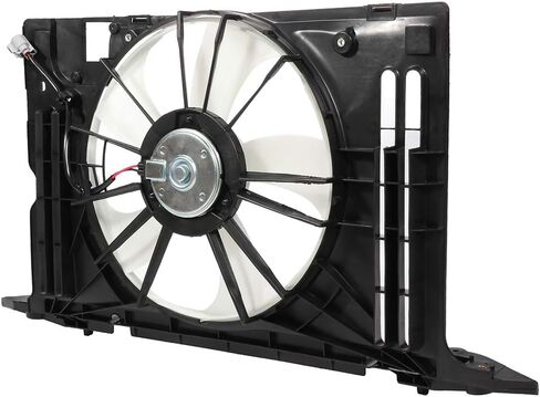 621-363 LINNCAS Radiator Cooling Fan Fit for 2009-2014 for Toyota for Matrix 2009-2013 for Toyota for Corolla 2009-2010 for Pontiac for Vibe Radiator Fan Assembly Black in Kuwait