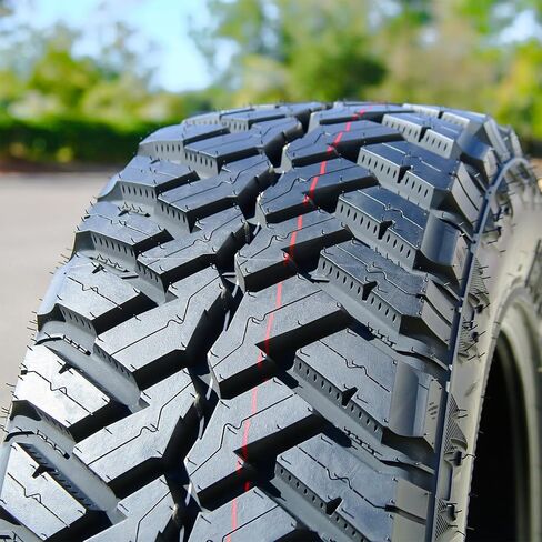 إطارات كوزمو Mud Kicker M/T Mud Off-Road Light Truck Radial Tire-33X12.50R18LT 33X12.50X18 33X12.50-18 122Q نطاق التحميل F LRF 12-Ply BSW جدار جانبي أسود in Kuwait