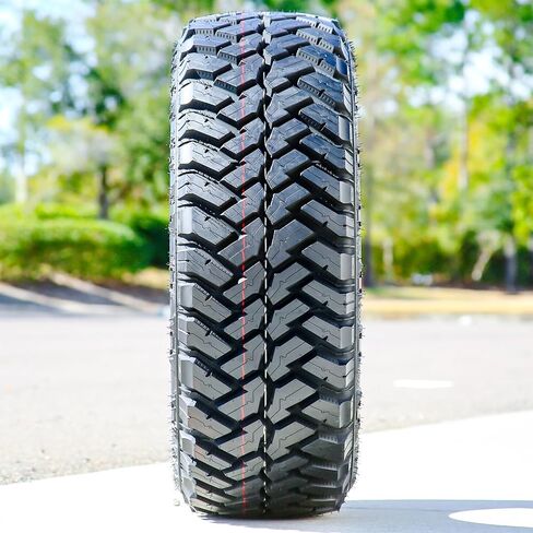 إطارات كوزمو Mud Kicker M/T Mud Off-Road Light Truck Radial Tire-33X12.50R18LT 33X12.50X18 33X12.50-18 122Q نطاق التحميل F LRF 12-Ply BSW جدار جانبي أسود in Kuwait