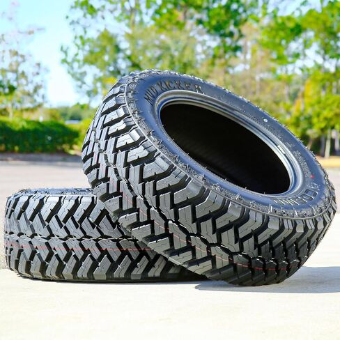 إطارات كوزمو Mud Kicker M/T Mud Off-Road Light Truck Radial Tire-33X12.50R18LT 33X12.50X18 33X12.50-18 122Q نطاق التحميل F LRF 12-Ply BSW جدار جانبي أسود in Kuwait