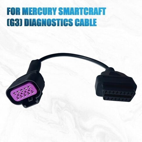 DTS لـ Mercury لـ Mercruiser Marine Diagnostic Obd2 محول 10 Pin Cable استبدال لـ Jaltest JDC617A in Kuwait