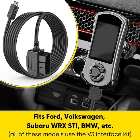 منفذ الوصول obd2 obdii كابل متوافق مع الحبل v3 sub-aru Ford vw wrx sti focus evo bmw يناسب جميع السيارات التي تستخدم v3 accessports 6.5 قدم in Kuwait
