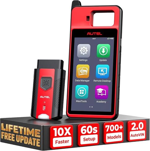 Autel Scanner KM100(E)، أداة مسح ضوئي تشخيصي OBD2 مع تحديثات مجانية مدى الحياة، قارئ رمز احترافي مع أجهزة سريعة 10X، مجموعة أدوات تشخيص تلقائي متعددة الاستخدامات للمحترفين ومحترفي الأعمال اليدوية in Kuwait