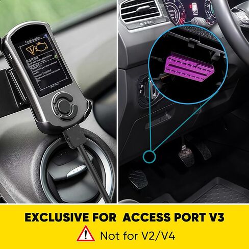 منفذ الوصول obd2 obdii كابل متوافق مع الحبل v3 sub-aru Ford vw wrx sti focus evo bmw يناسب جميع السيارات التي تستخدم v3 accessports 6.5 قدم in Kuwait