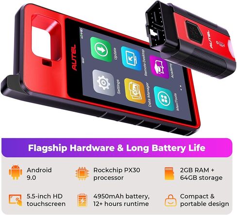 Autel Scanner KM100(E)، أداة مسح ضوئي تشخيصي OBD2 مع تحديثات مجانية مدى الحياة، قارئ رمز احترافي مع أجهزة سريعة 10X، مجموعة أدوات تشخيص تلقائي متعددة الاستخدامات للمحترفين ومحترفي الأعمال اليدوية in Kuwait