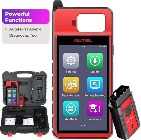 Autel Scanner KM100(E)، أداة مسح ضوئي تشخيصي OBD2 مع تحديثات مجانية مدى الحياة، قارئ رمز احترافي مع أجهزة سريعة 10X، مجموعة أدوات تشخيص تلقائي متعددة الاستخدامات للمحترفين ومحترفي الأعمال اليدوية in Kuwait