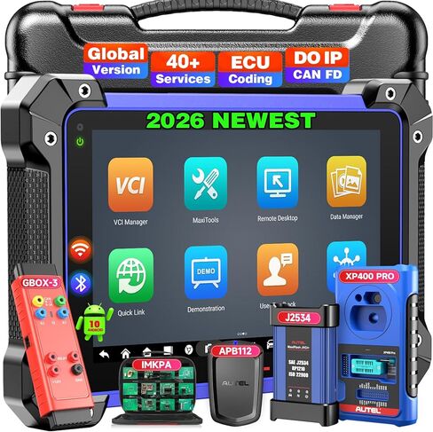 الماسح الضوئي Autel MaxiIM IM608S II: الإصدار العالمي 2026. من IM608 PRO 2 مع مجموعة كاملة بقيمة 1316 دولارًا، وأداة مسح ثنائية الاتجاه، ووظيفة وحدة التحكم الإلكترونية مثل Elite II Pro، وأكثر من 40 خدمة، واختبارات 3K+، وOE Full Sys، وCANFD DoIP، وOS10، وF in Kuwait