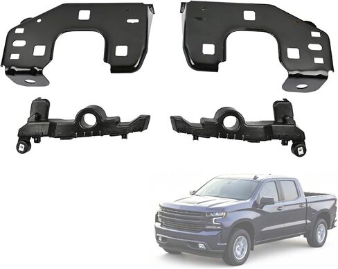 دعامة تثبيت المصد الأمامي ومجموعة دعامات التوجيه مناسبة لسيارة شيفروليه سيلفرادو 2022-2024 مناسبة لسيارة GMC Sierra 2019-2024 استبدال 23388668 23388669 23388662 23388663 جانب السائق والراكب in Kuwait