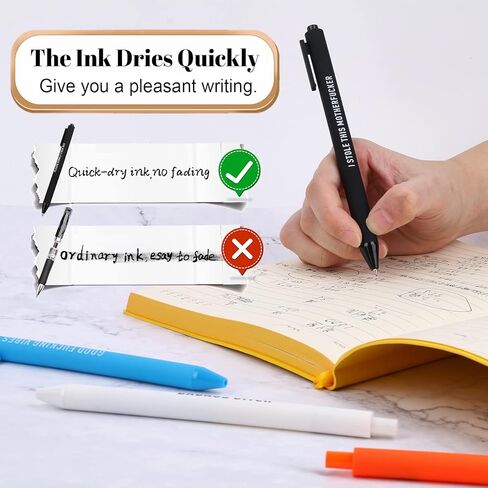 Niziline 11/22Pcs Swear Word Daily Pen Set, Yocartgo Pens, Funny Pens, Funny Office Gifts (11) in Saudi Arabia