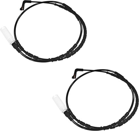 2PCS Front and Rear Brake Pad Wear Sensor Set Replacement Compatible with BMW 325i 328i 330i 335i 128i 135i M3 E81 E82 E87 E88 E90 E91 E92 E93 Replace 34356789440 34356789445 Brake Sensor Kit in Saudi Arabia