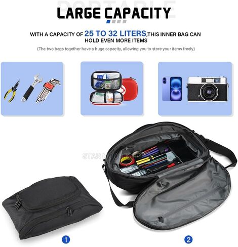 R 1300GS Travel Tool Side bags For BMW R1300GS R 1300 RT 2025 2026 Motocycle Luggage Box Inner Bag Accessories (Set) in Saudi Arabia
