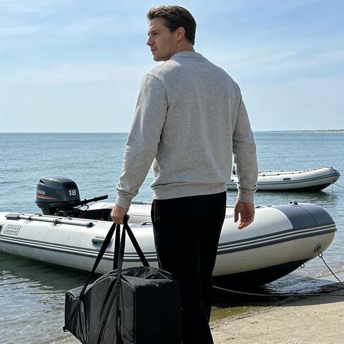 Outboard Motor Carry Bag, Waterproof Outboard Engine Travel Bag for Under 18HP or Under 88lb Outboard Motor - 1680D Oxford Fabric with Padded Lining, Small Outboard Engine Carry Bag for Travel in Saudi Arabia