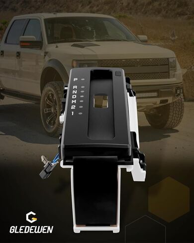 غطاء محدد تروس وحدة التحكم Gledewen، متوافق مع 2011-2014 Ford F-150 SVT Raptor، لوحة مؤشر نقل سرعة ناقل الحركة الأوتوماتيكي، استبدال # BL3Z-7D443-CA in Kuwait