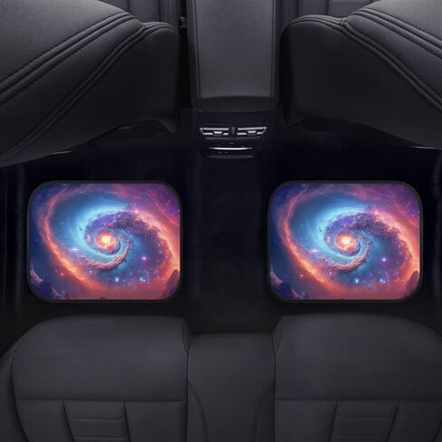 مجموعة الحصير لأرضية السيارة من Galaxy Space Print، مجموعة من 4 سجادات أرضية للمركبات العالمية من Universe Nebula، سجاد قدم أمامي وخلفي للشاحنات وسيارات الدفع الرباعي سيدان in Saudi Arabia