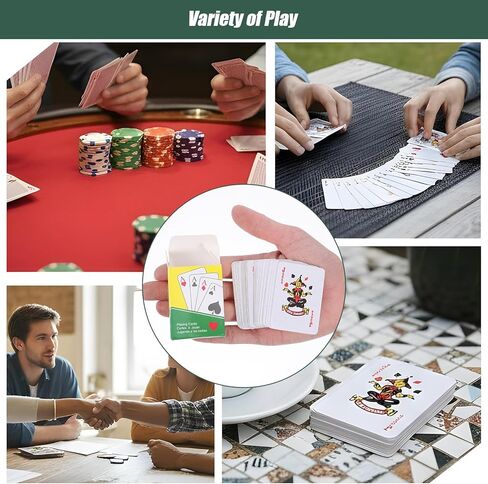 Yolev 3 Pack Mini Deck of Cards Travel Mini Playing Cards Game Novelty Miniature Poker Card Novelty Smal Playing Card for Adults Party Favor Halloween Christmas Game Nights in Saudi Arabia