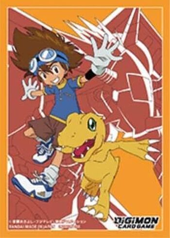 لوازم بطاقات التداول Digimon - أكمام سطح السفينة - TAI & AGUMON (60 أكمام) in Kuwait