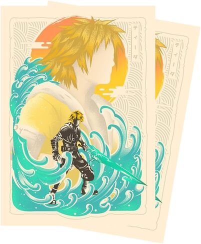 Great Wave Silver-Haired Villain MTG Card Sleeves (Smooth) - 104 Count Standard Size TCG Sleeves - Compatible with Magic The Gathering - Double Sleeving - Original Art Design, Premium Protection in Saudi Arabia