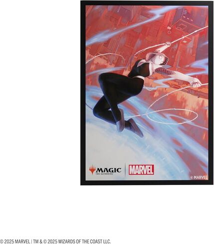 Gamegenic Magic: The Gathering Marvel’s Spider-Man Premium Art Sleeves - Spider-Gwen - 105 Matte Textured Card Sleeves with Full-Color Artwork, Tournament-Ready & Plastic-Free Packaging in Kuwait