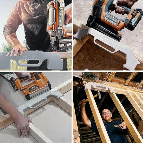 3 in 1 Framing Tools, 12", 14"&16" On Center Stud Layout Tool, Cast Aluminum Stud Spacer Framing Tool, Framing Jig for Wall Roof Floor or Ladder in Saudi Arabia