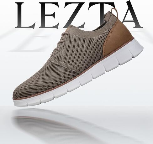 LEZTA Men's Casual Dress Shoes Sneakers Business Lightweight Oxfords Arch Support Walking in Saudi Arabia