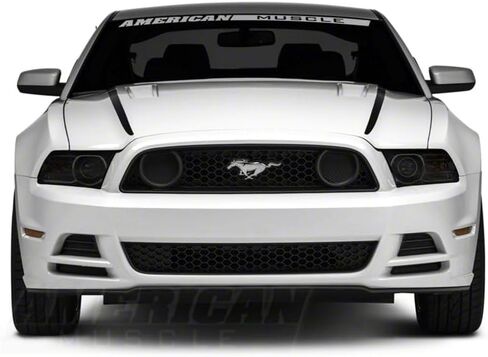 SEC10 Headlight Tint; Smoked Compatible For 10-14 Mustang in Saudi Arabia