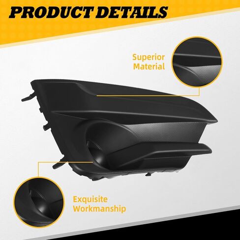 زوج إطار غطاء خفيف للضباب متوافق مع 2017-2019 Impreza المصد الأمامي الأيسر الأيمن أسود بدون ثقب 57731FL21A 57731FL20A in Kuwait
