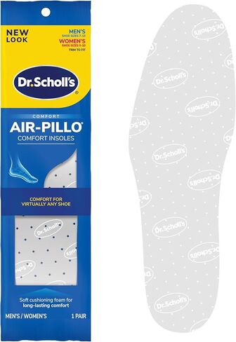 Dr. Scholl's AIR-PILLO Insoles // Ultra-Soft Cushioning and Lasting Comfort with Two Layers of Foam That Fit in Any Shoe - One Pair (Pack of 2) in Saudi Arabia