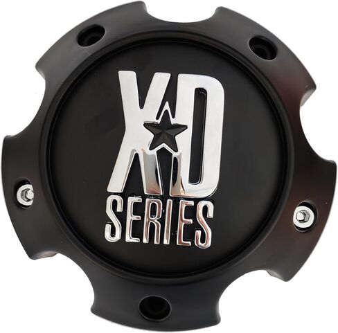 Matte Black Wheel Center Cap XD Series KMC 1079L145A LG0811-31 Hub Cover 4Pcs in Saudi Arabia