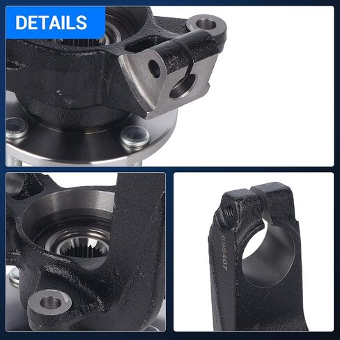 مفصل التوجيه الأمامي التلقائي ومجموعة محور تحمل العجلة تناسب Ford Focus 2006 2007 2008 2009 2010 2011، استبدال #698-407 698407 LK003، جانب السائق الأيسر in Kuwait