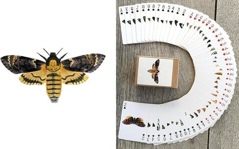 Bugs Kingdom Playing Cards (Poker Deck 54 Cards All Different) Beetles Bugs Entomology Art Creepy Crawlies and Quirky Insect Unique Vintage Illustration Designs in Saudi Arabia
