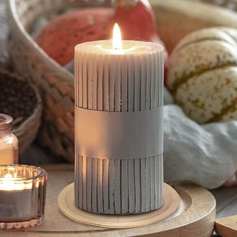 MaMeMi Candle Plate/Candle Coaster with Thorn [Diameter 3.15 inch] Candleholder Nickel-Plated Brass in Matte Silver Color in Saudi Arabia