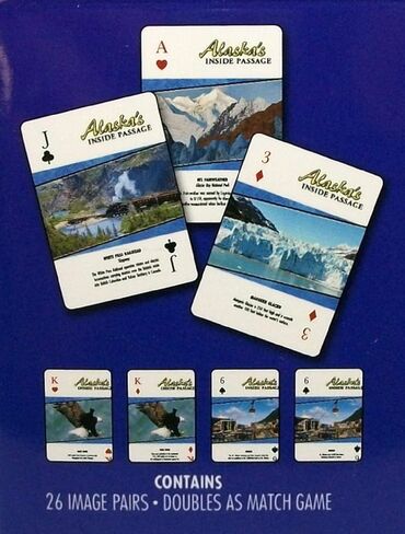 Alaska's Inside Passage Souvenir Playing Cards in Saudi Arabia
