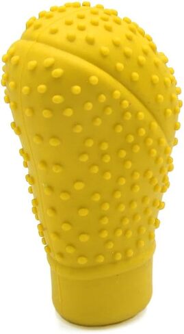 uxcell Car Yellow Silicone Oval Nonslip Gear Shift Knob Cover Lever Shifter Stick Glove in Kuwait