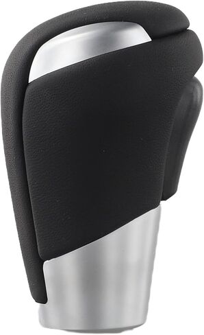Auto Gear Shift Knob For Mazda 3 6 CX-3 CX-5 CX-8 CX-9 CX-30 2014-2021, Leather + ABS Construction, Black And Silver in Saudi Arabia