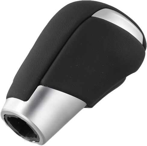 Auto Gear Shift Knob For Mazda 3 6 CX-3 CX-5 CX-8 CX-9 CX-30 2014-2021, Leather + ABS Construction, Black And Silver in Saudi Arabia