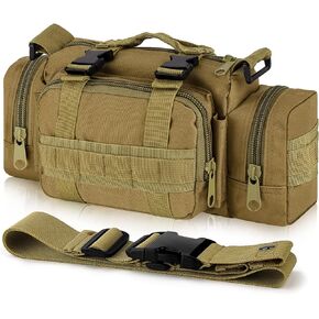 IronSeals Molle Tactical Sport Duffle Bag Water Resistant Deployment Bag (#1)