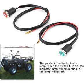 Motorcycle Indicator Light, Motorcycle Red Green Indicator Light Reverse and Neutral Gear Shifter Indicator Light