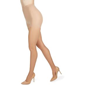 MeMoi Women's Sheer Full Support Nylon Pantyhose