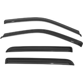 Auto Ventshade [AVS] Outside Mount Ventvisor / Rain Guards | Fits 2004 - 2014 Ford F-150 SuperCab- Smoke, 4 pcs. | 94738