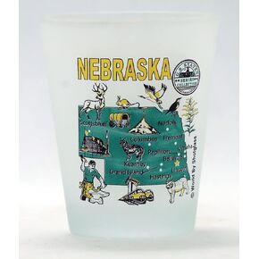 Nebraska State US States Series Collection Shot Glass