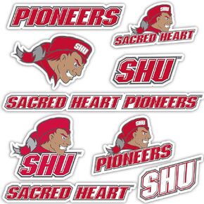 Desert Cactus Sacred Heart University Sticker Pioneers Stickers Vinyl Decals Laptop Water Bottle Car Scrapbook T2 (Type 2)