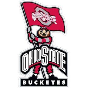 ملصقات جامعة ولاية أوهايو (أي حجم) جامعة ولاية أوهايو باكيز مع ملصق علم الفينيل لمصد السيارة، والخوذة، والكمبيوتر المحمول، والأكواب (3 بوصات) in Kuwait