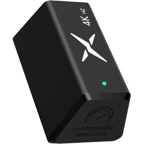 DeLUX Hyperspeed Wireless 4K Receiver, Nordic 52820, 4000Hz Wireless Polling Rate, 0.25ms Low Latency (Black)