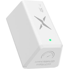 جهاز استقبال DeLUX Hyperspeed اللاسلكي 4K، Nordic 52820، معدل الاقتراع اللاسلكي 4000 هرتز، زمن الوصول المنخفض 0.25 مللي ثانية (أسود)